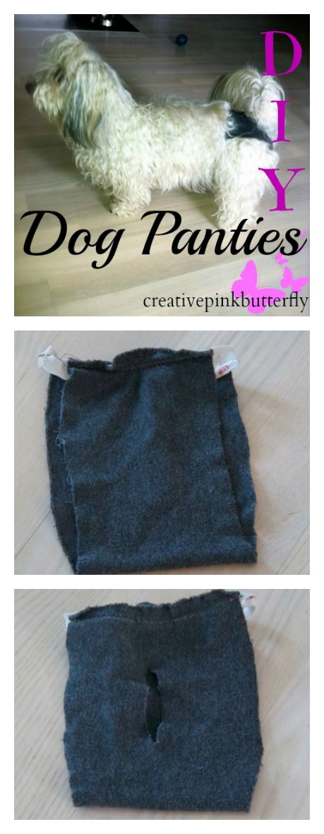 DIY Dog Panties  Creative Pink Butterfly