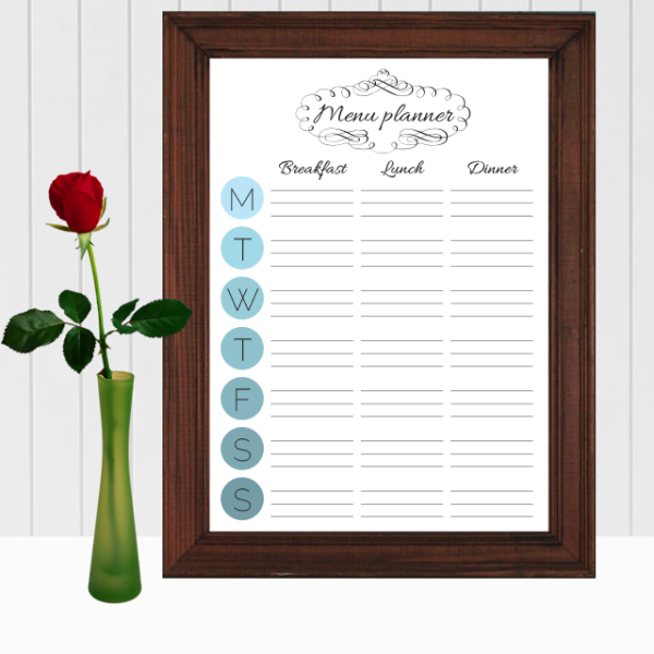 Menu planner