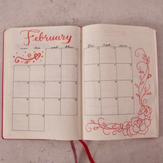 Bullet Journal: February 2017