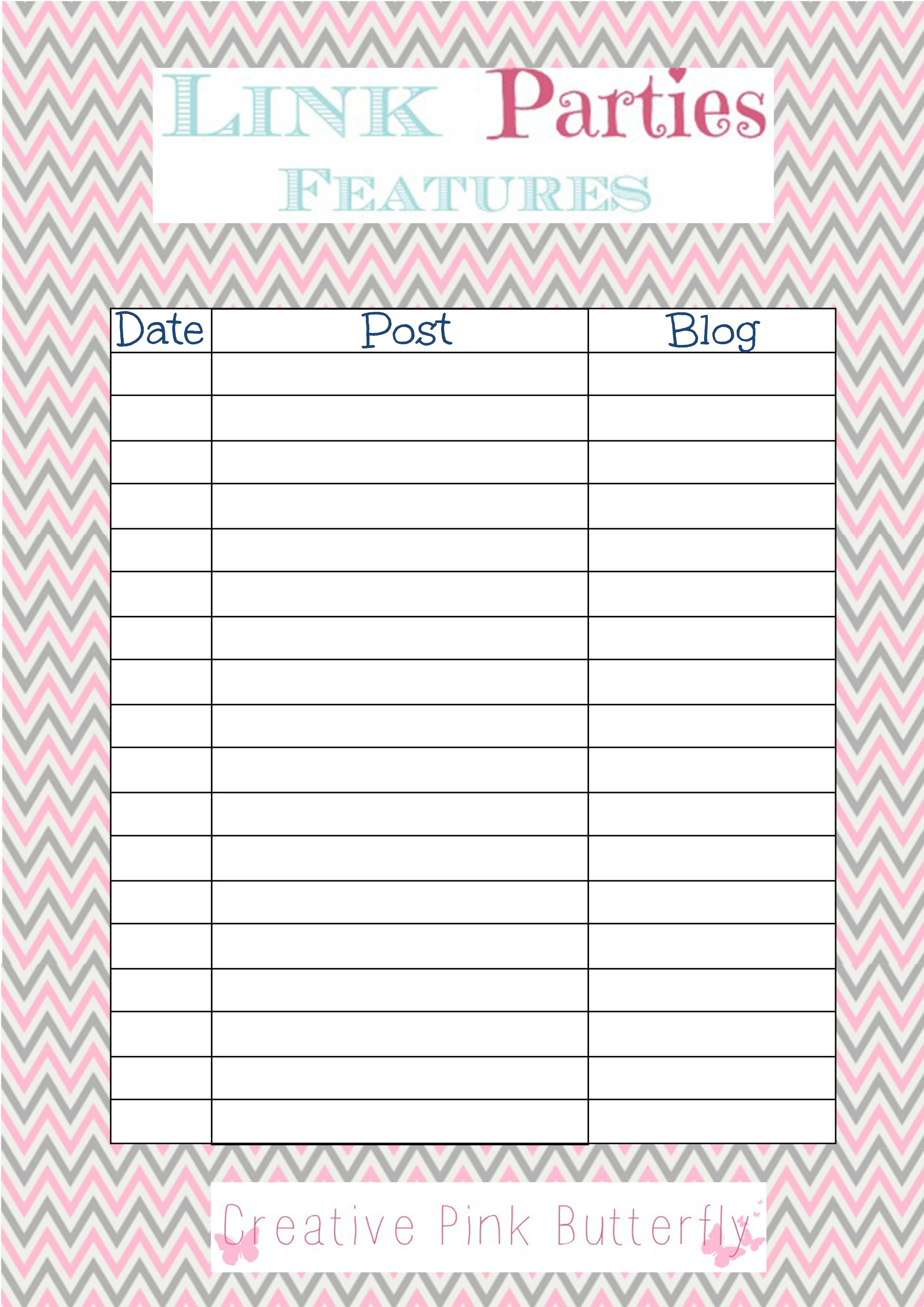 Link Parties Features