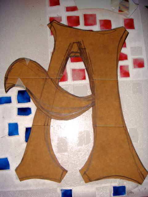 Paper Mache Letter