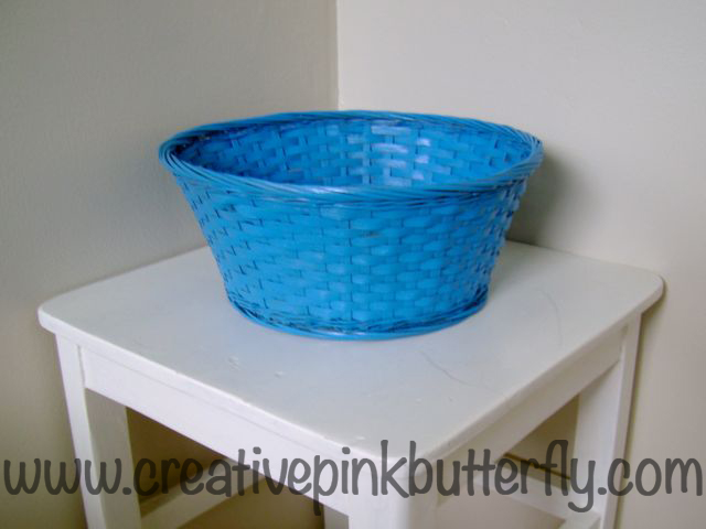 Spray Painted Basket