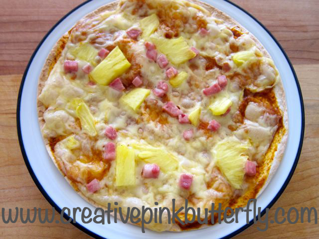 Pizza with a wrap crust