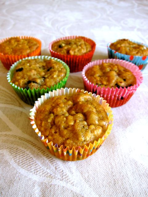 Banana & Blueberry Muffins