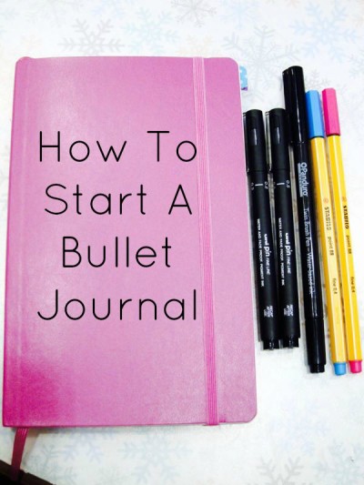 How To Start A Bullet Journal | Creative Pink Butterfly